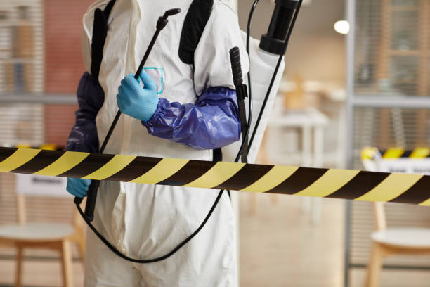 Professional Biohazard Cleanup technician working in Pinopolis, SC